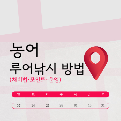 농어 루어낚시 방법 (채비법·포인트·운영) 한 번에 끝내기